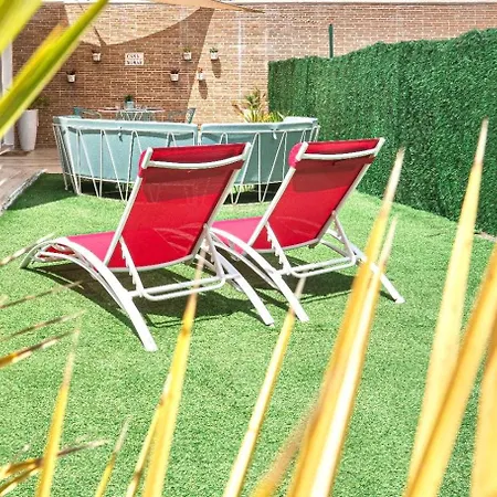 Casa de Férias Casa Mimar - Moderna, Jardín Y Wifi Fibra 1 Gb, Ideal Vacaciones Y Teletrabajo